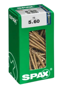 SPAX Universalschraube YELLOX, 5 x 60 mm, 75 Stück, 4081020500607